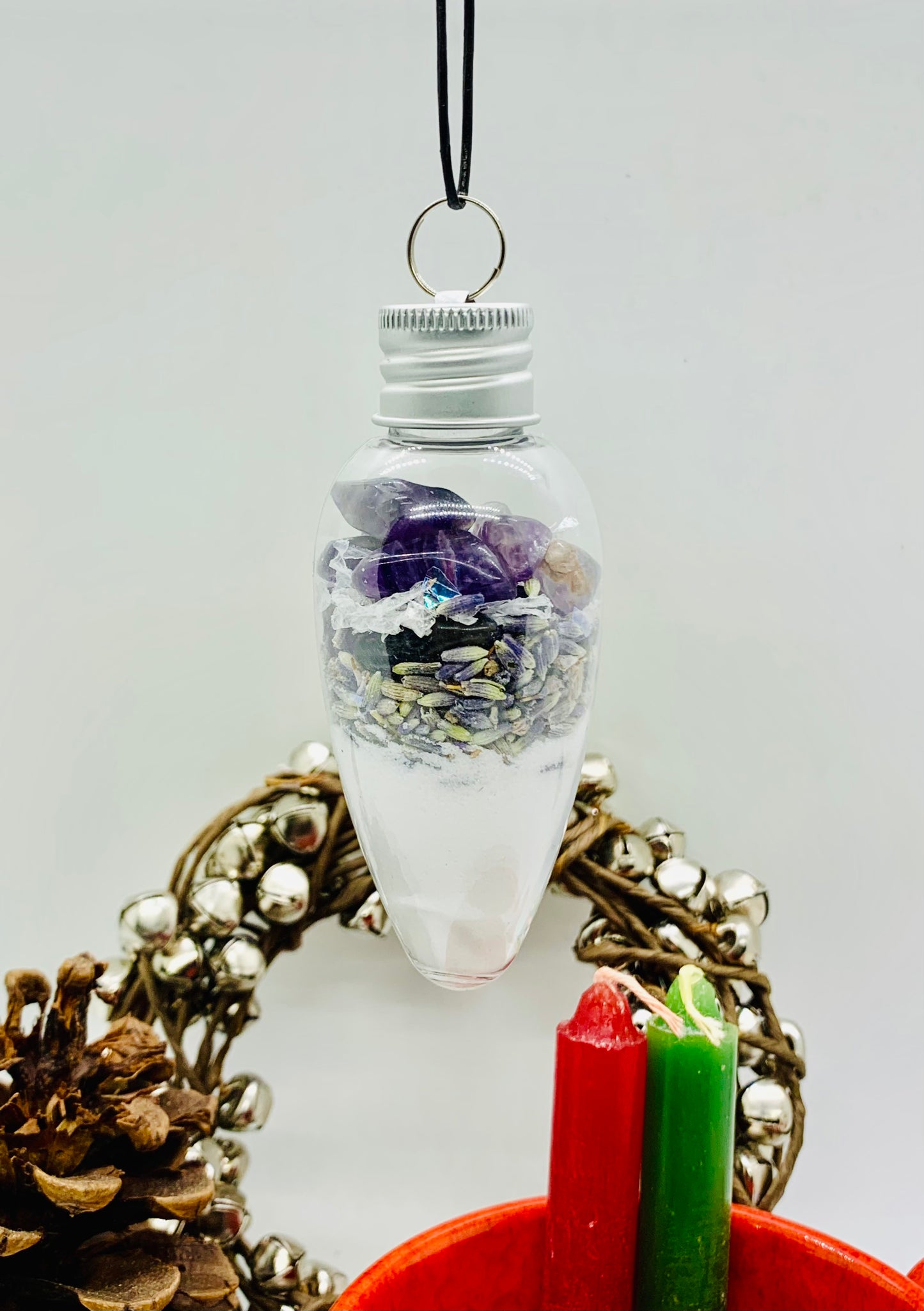 Amethyst Lavender Bulb Ornament