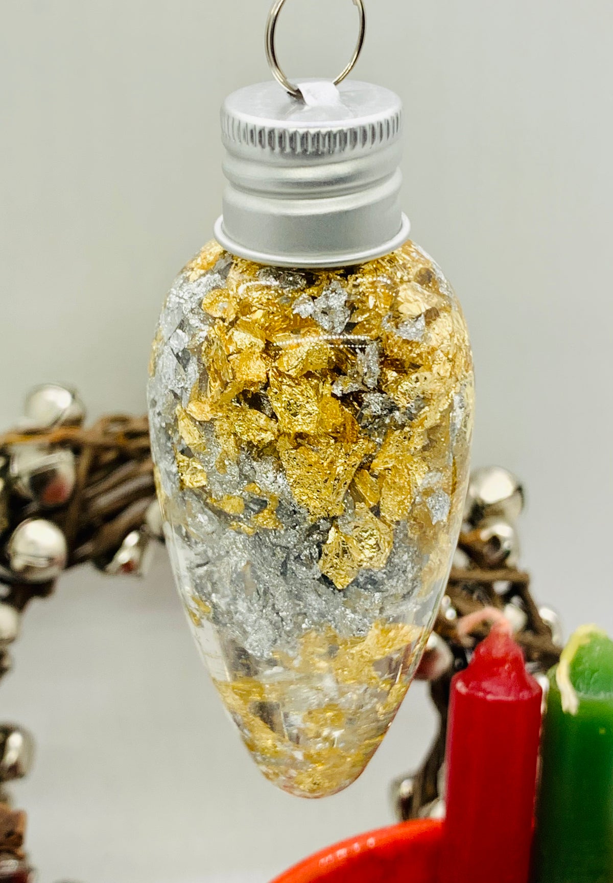 Silver and Gold Bulb
