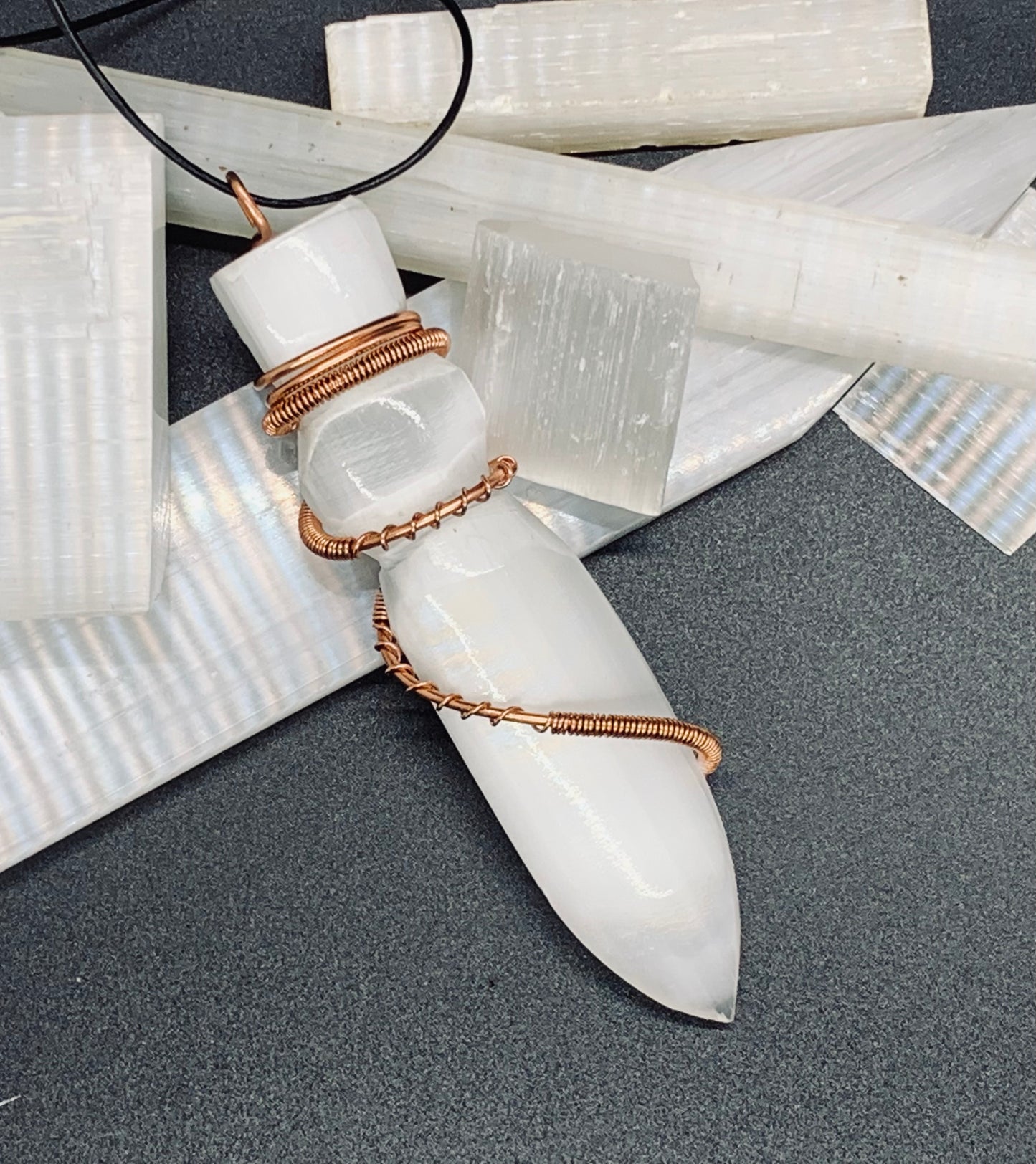 Selenite Dagger in Copper