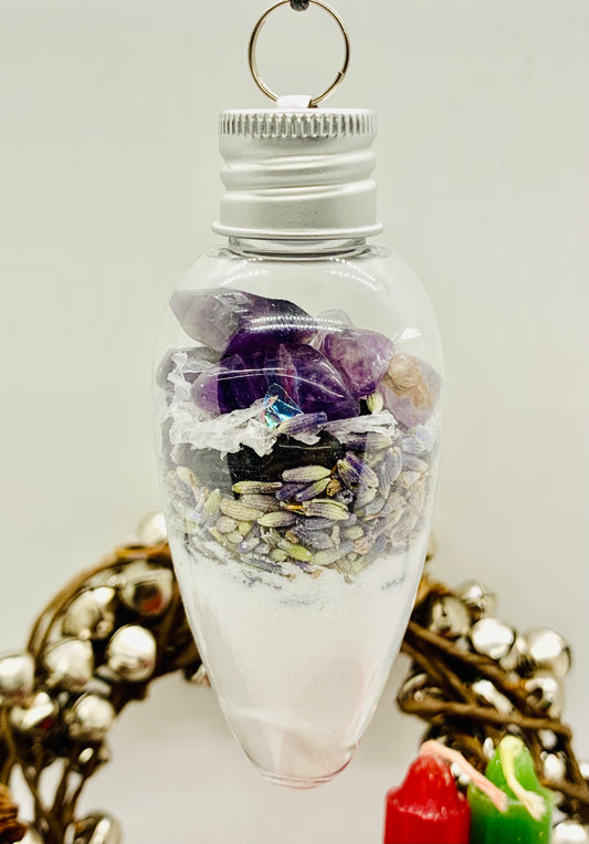 Amethyst Lavender Bulb Ornament