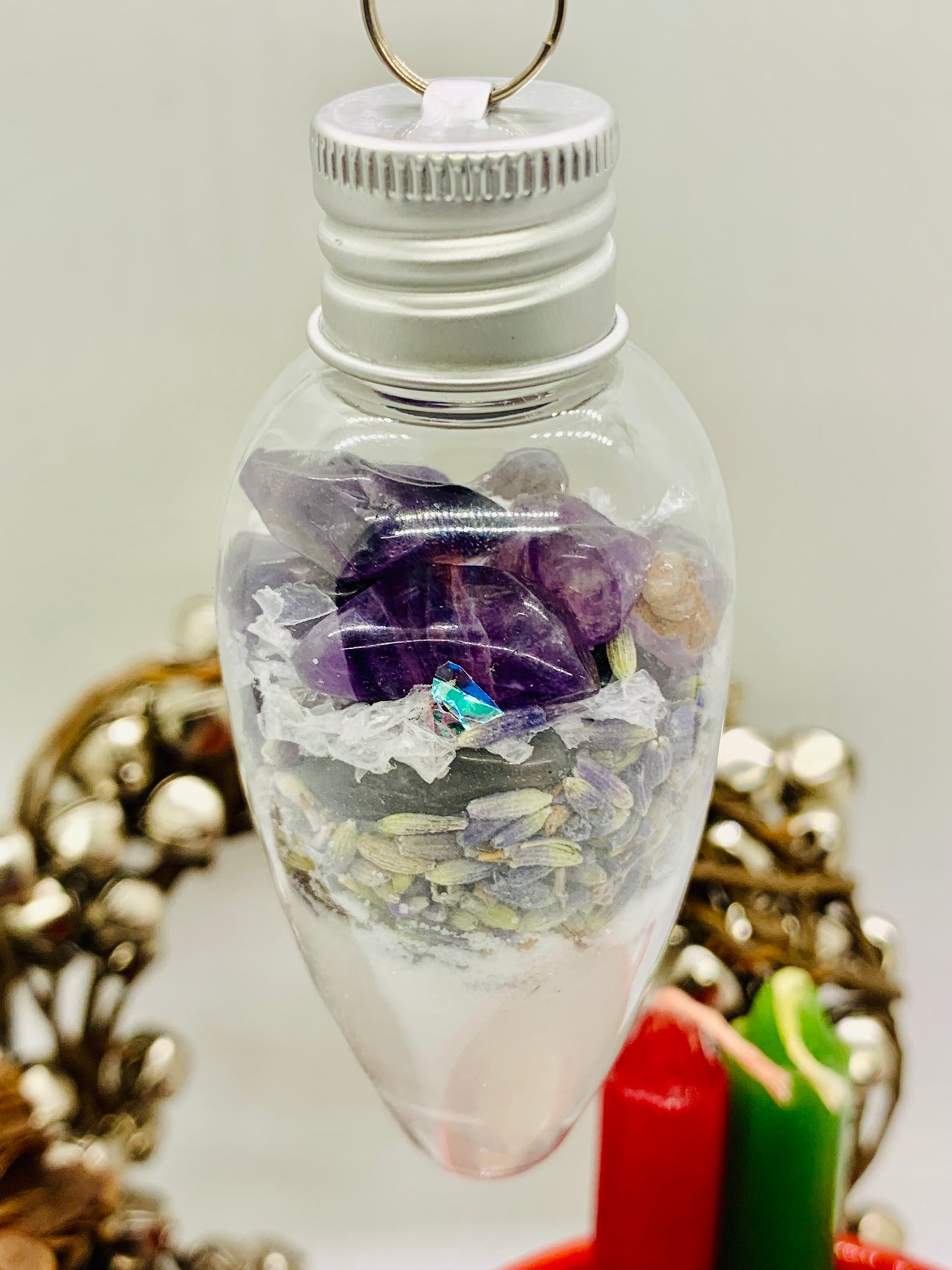Amethyst Lavender Bulb Ornament