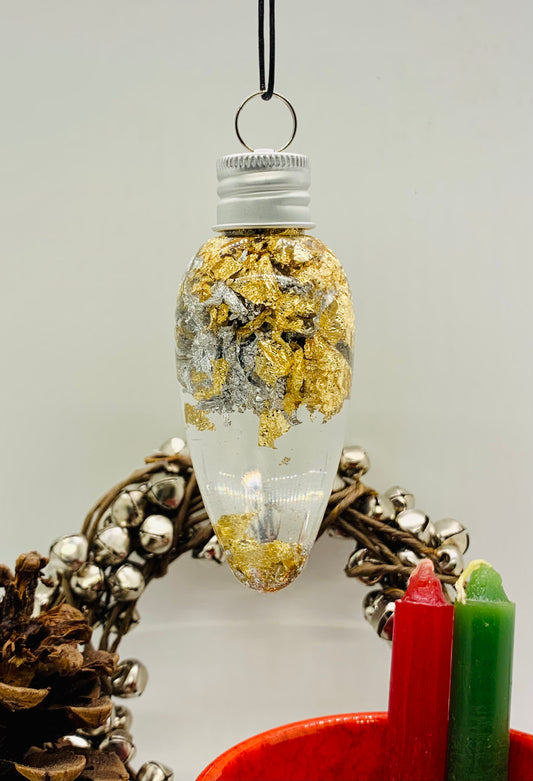 Silver and Gold Bulb